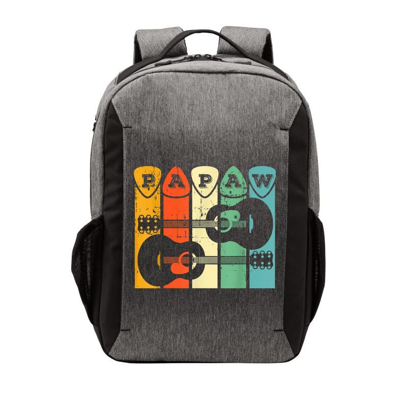 Papaw Guitar Pick Gift Guitar Player Grandpa Retro Guitarist Vector Backpack