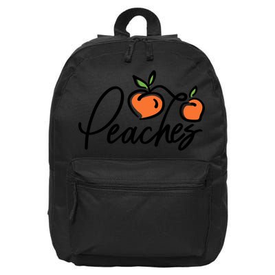 Peaches Georgia 16 in Basic Backpack