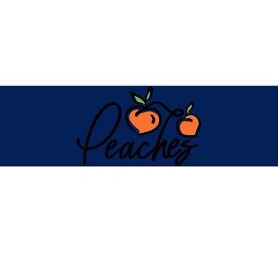 Peaches Georgia Bumper Sticker