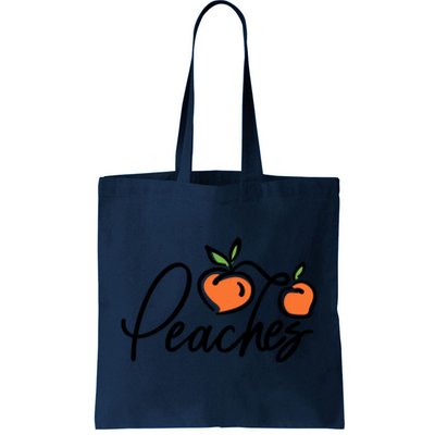 Peaches Georgia Tote Bag