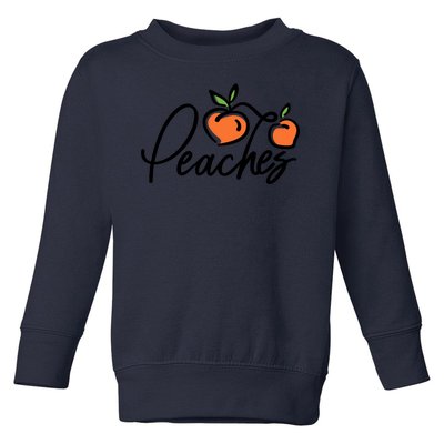 Peaches Georgia Toddler Sweatshirt