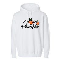 Peaches Georgia Garment-Dyed Fleece Hoodie