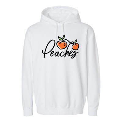 Peaches Georgia Garment-Dyed Fleece Hoodie