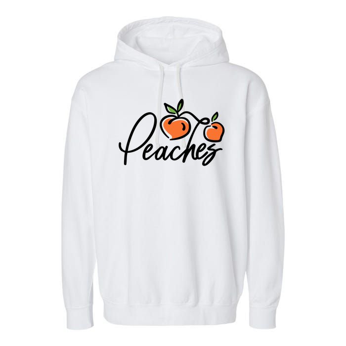 Peaches Georgia Garment-Dyed Fleece Hoodie