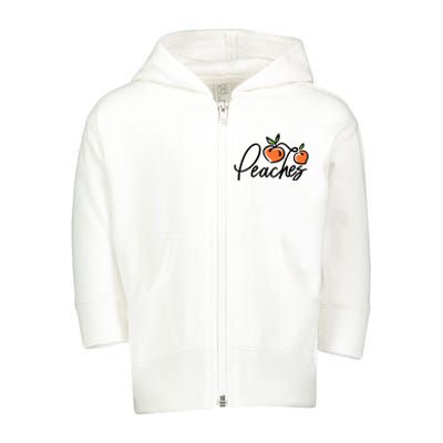 Peaches Georgia Toddler Zip Fleece Hoodie