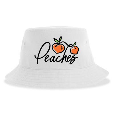 Peaches Georgia Sustainable Bucket Hat