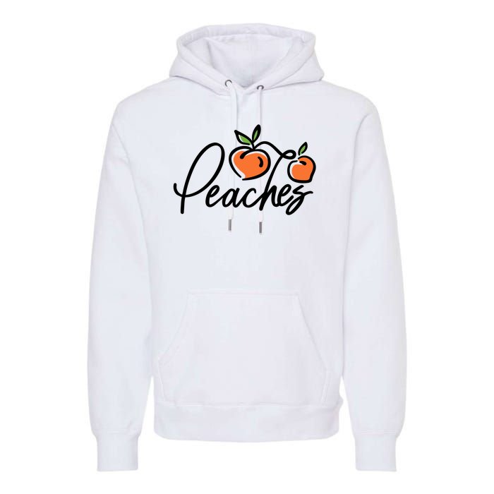 Peaches Georgia Premium Hoodie