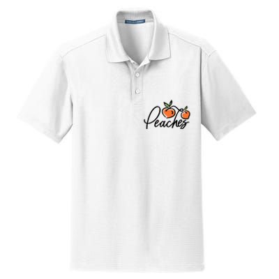 Peaches Georgia Dry Zone Grid Polo