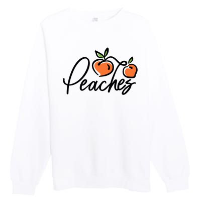 Peaches Georgia Premium Crewneck Sweatshirt