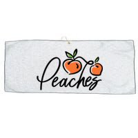 Peaches Georgia Large Microfiber Waffle Golf Towel