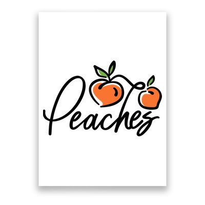 Peaches Georgia Poster