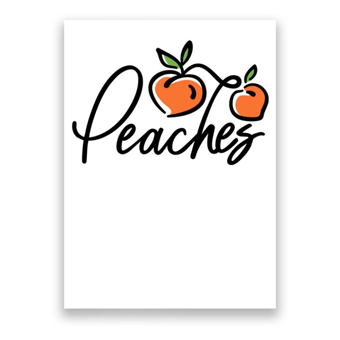 Peaches Georgia Poster