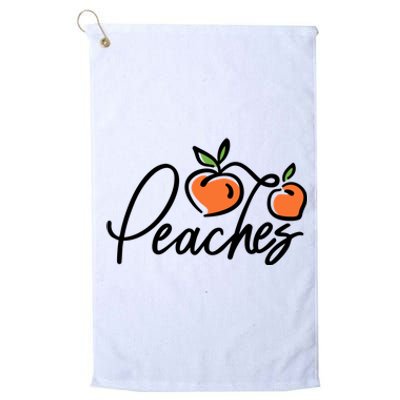 Peaches Georgia Platinum Collection Golf Towel