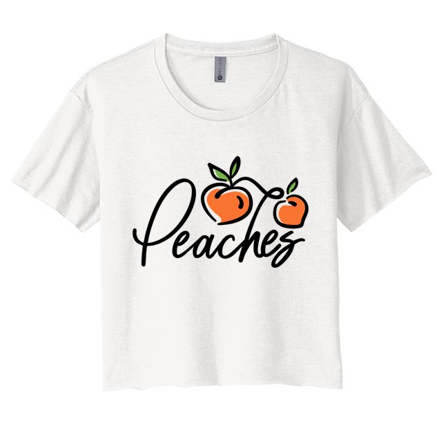 Peaches Georgia Crop Top