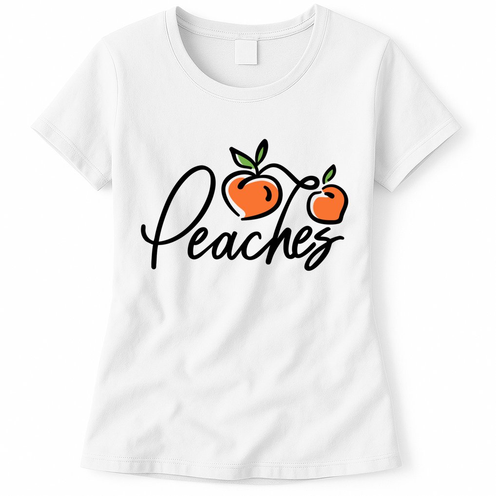 Peaches Georgia Womens T-Shirt