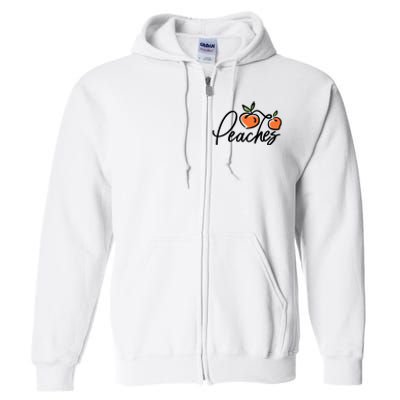 Peaches Georgia Full Zip Hoodie