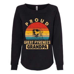 Proud Great Pyrenees Grandpa Dog Womens California Wash Sweatshirt