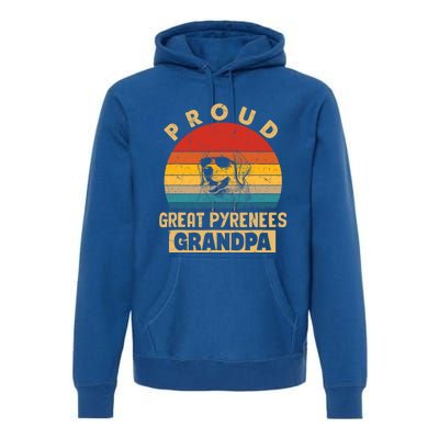 Proud Great Pyrenees Grandpa Dog Premium Hoodie