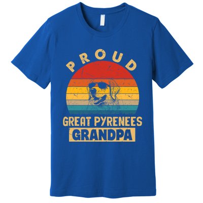 Proud Great Pyrenees Grandpa Dog Premium T-Shirt