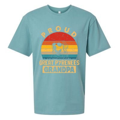 Proud Great Pyrenees Grandpa Dog Sueded Cloud Jersey T-Shirt