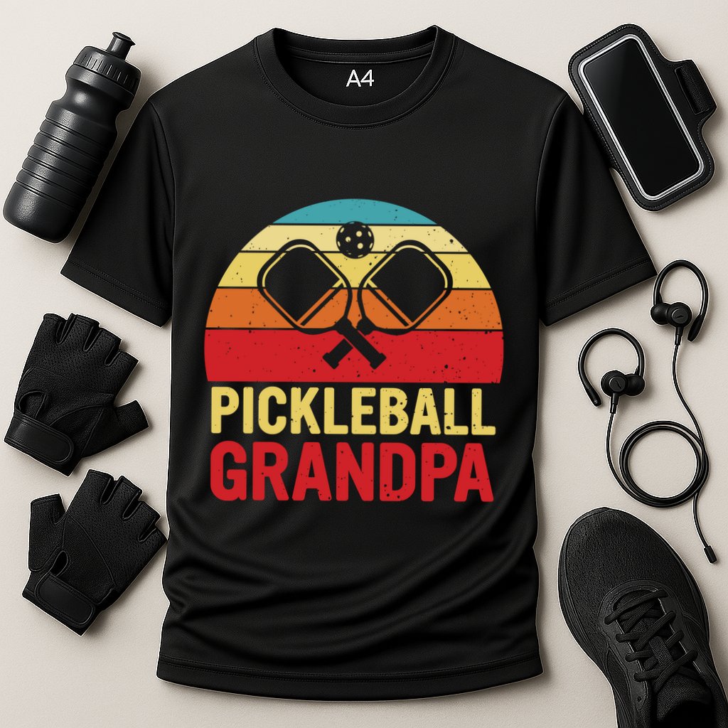 Pickleball Grandpa Cooling Performance Crew T-Shirt