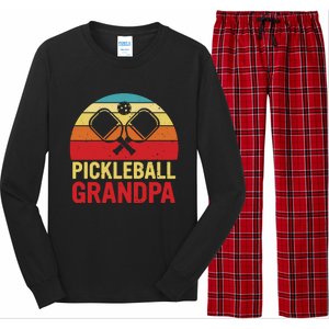 Pickleball Grandpa Long Sleeve Pajama Set