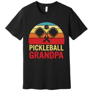 Pickleball Grandpa Premium T-Shirt