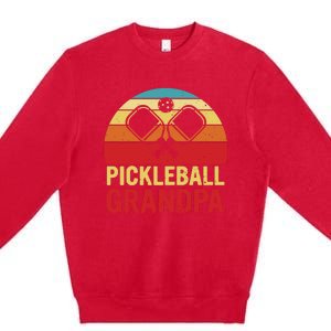 Pickleball Grandpa Premium Crewneck Sweatshirt