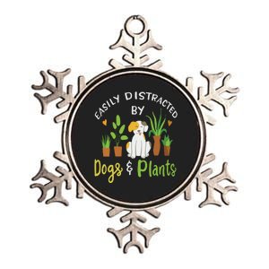 Plants Gardener Plant Gardening Plant Lover Metallic Star Ornament