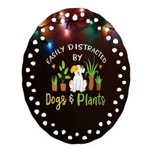 Plants Gardener Plant Gardening Plant Lover Ceramic Oval Ornament