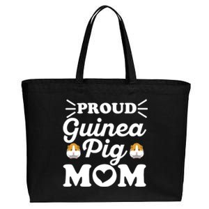 Proud Guinea Pig Mom Quote For Your Guinea Pig Mom Gift Cotton Canvas Jumbo Tote