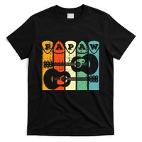 Papaw Guitar Pick Gift Guitar Player Grandpa Retro Guitarist T-Shirt