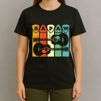 Papaw Guitar Pick Gift Guitar Player Grandpa Retro Guitarist T-Shirt