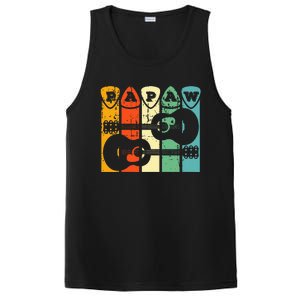 Papaw Guitar Pick Gift Guitar Player Grandpa Retro Guitarist PosiCharge Competitor Tank