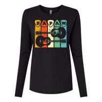 Papaw Guitar Pick Gift Guitar Player Grandpa Retro Guitarist Womens Cotton Relaxed Long Sleeve T-Shirt