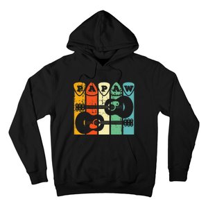 Papaw Guitar Pick Gift Guitar Player Grandpa Retro Guitarist Hoodie