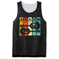 Papaw Guitar Pick Gift Guitar Player Grandpa Retro Guitarist Mesh Reversible Basketball Jersey Tank