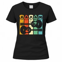 Papaw Guitar Pick Gift Guitar Player Grandpa Retro Guitarist Women's T-Shirt