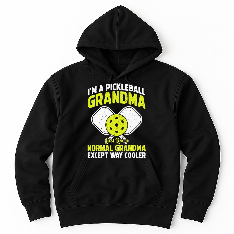 Pickleball Grandma Pickleball Player Grandmother Hoodie