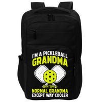 Pickleball Grandma Pickleball Player Grandmother Impact Tech Backpack