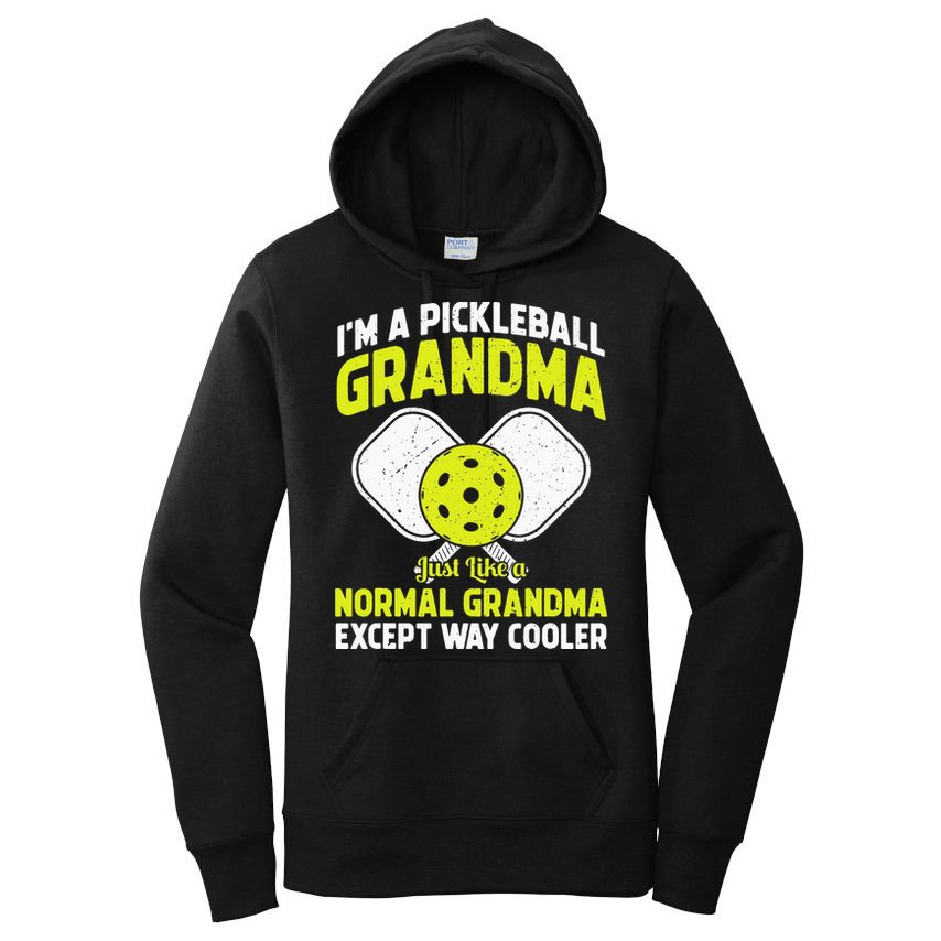 Pickleball Grandma Pickleball Player Grandmother Women's Pullover Hoodie