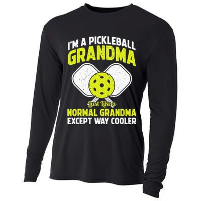 Pickleball Grandma Pickleball Player Grandmother Cooling Performance Long Sleeve Crew