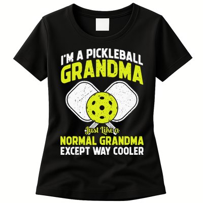 Pickleball Grandma Pickleball Player Grandmother Womens T-Shirt