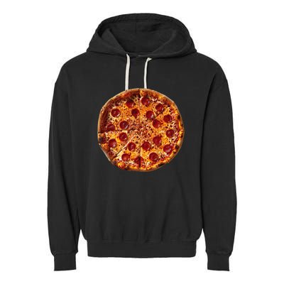 Pizza Graphic Garment-Dyed Fleece Hoodie