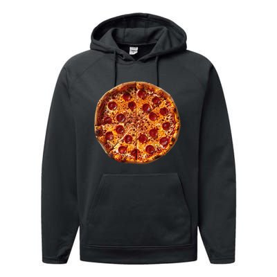 Pizza Graphic Performance Fleece Hoodie