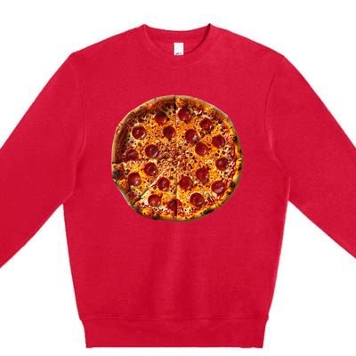 Pizza Graphic Premium Crewneck Sweatshirt