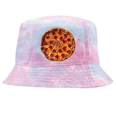 Pizza Graphic Tie-Dyed Bucket Hat