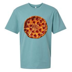 Pizza Graphic Sueded Cloud Jersey T-Shirt