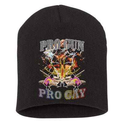 Pro Gun Pro Gay A Better Way 2a Short Acrylic Beanie