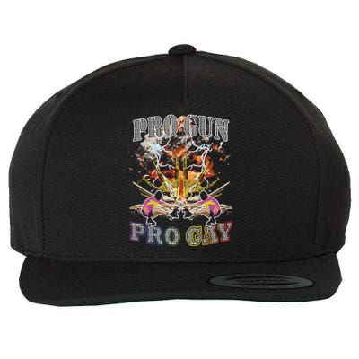 Pro Gun Pro Gay A Better Way 2a Wool Snapback Cap